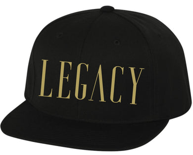 Legacy Snapback Hat - Black
